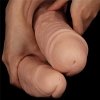 Podwójne duże dildo analno waginalne XXL